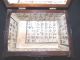 Antique Vintage Oriental Chinese Japanses Wood/ Brass Jewelry Trinkle Box Boxes photo 9