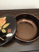 152 ~gold Lacquer Work Sweets Container~ Japanese Tea Ceremony Item Bowls photo 3