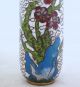 3 Chinese Cloisonne Snuff Bottles W/ Famille Rose,  Dragons & Flower Designs Snuff Bottles photo 9