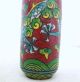 3 Chinese Cloisonne Snuff Bottles W/ Famille Rose,  Dragons & Flower Designs Snuff Bottles photo 11