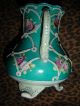Nippon Double Handled Footed Vase - Moriage Hand Painted - Lovely Nr Vases photo 1