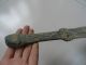 Chinese Bronze Sword Spearhead Carven Handle Old Unique Long 01 Swords photo 2
