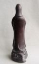 Old Chinese Yixing Violet Arenaceous Goddess Of Mercy Statue Other photo 3