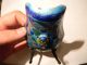 Antique Chinese Cloisonne Enamel Footed Tea Scoop Extra Large Other photo 9