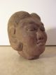 Large Majapahit Terracotta Head Of A Woman 14th Century Statues photo 1