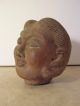Large Majapahit Terracotta Head Of A Woman 14th Century Statues photo 2