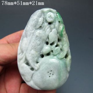 100% Natural Jadeite Jade Statues (with Auth Certificate) - - Kirin Nr/xy1334 photo