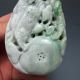 100% Natural Jadeite Jade Statues (with Auth Certificate) - - Kirin Nr/xy1334 Other photo 3