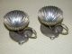 Asian Design Silverplate Cups With Lotus Leaf Bases Glasses & Cups photo 9