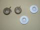 Asian Design Silverplate Cups With Lotus Leaf Bases Glasses & Cups photo 3