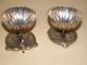 Asian Design Silverplate Cups With Lotus Leaf Bases Glasses & Cups photo 7