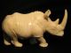 Ox Bone 象牙 Figure Carving Of A Rhino 70 Gram 8.  8 Cm X 4.  3 Cm Excellent Elephants photo 3