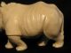 Ox Bone 象牙 Figure Carving Of A Rhino 70 Gram 8.  8 Cm X 4.  3 Cm Excellent Elephants photo 8