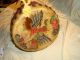 Antique Chinese Tom Tom Style Drum Hand Painted W/dragon And Fire Bird Leather Other photo 2