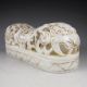 Chinese Hollowly - Carved Jade Statue - Fortune Bat & Ancient Coin Nr Other photo 4