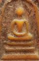 Real Thai Amulet Buddha Pendent Yellow Phra Somdej Back Pra Nang Pra Ya Rare Amulets photo 2