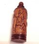 Vintage Hand Carved Wooden Snuff Bottle Snuff Bottles photo 1