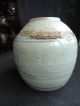 Antique 17thc Ming Dynasty Kitchen Pottery Ginger Jar Vase Porcelain photo 1