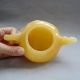 100% Chinese M Topaz Jade Carved Bamboo Teapot + Four Cups Nr Other photo 7