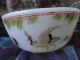 Crane Flower Bowl Carves Chinese Exquisite Old Bowls photo 2