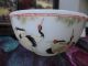 Crane Flower Bowl Carves Chinese Exquisite Old Bowls photo 8