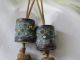Antique Japanese/chinese Cloisonne Champleve Enamel Tassle Scroll Weights Paintings & Scrolls photo 2