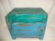 Old Rare Vintage Wooden Painted Jewellery Islamic Box Middle East photo 1