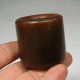 Old Chinese Buffalo Horn Carved Thumb Ring Rings photo 3