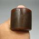 Old Chinese Buffalo Horn Carved Thumb Ring Rings photo 4