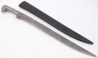 1800s Antique Fine Rare Hand Forged Steel Hunter ' S Knife Dagger Big photo