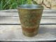 Made In India Hand Painted Or Enameled ? Wine / Tea Brass Or Bronze ? Cup ~149~ India photo 4