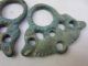 Collection Bronze Chinese Delicate Carving Double Ring Pendant Statue - - S1 Other photo 3