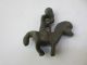 Collection Bronze Chinese Delicate Carving Man On The Horse Shape Statue - - R2 Other photo 2