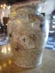 Pair Of Vintage Japanese Satsuma Pottery Vases W/ Fan & Mirror Decoration Vases photo 6