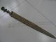 Chinese Bronze Sword Spearhead Carven Handle Old Long 