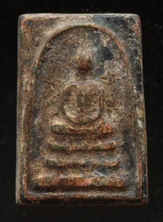 Real Thai Amulet Buddha Pendent Phra Somdej Pim Yai Garuda Wat Wang Na Very Rare photo