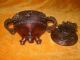 Chinese Silver Incense Burner Lid & Surrounded By Carved Dargon Incense Burners photo 4