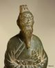 Chinese Soapstone Carving Immortal - Green Jade/ Hardstone photo 1