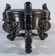 Fine Antique Chinese Carved Wood Vase Or Bowl Stand Other photo 4