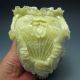 100% Natural Lantian Jade Hand - Carved Statue - - - Cabbage Nr/pc1357 Other photo 1
