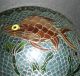 Chinese Plique A Jour Bowl. . .  Great Fish Design Bowls photo 2