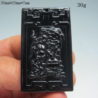 Chinese Natural Hand - Carved Hetian Jade Hehe Immortals Pendants Nr/xy1698 photo