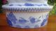 Antique Chinese 清 Qing Dynasty Blue & White Porcelain Covered Serving Dish/bowl Bowls photo 5