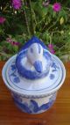 Antique Chinese 清 Qing Dynasty Blue & White Porcelain Covered Serving Dish/bowl Bowls photo 8