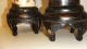 A Pair Of Vintage Japanese Faux Ivory With Gold Inserts Paintings & Scrolls photo 10