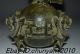 Chinese Bronze Horses Standing On The Ball &with Qing Mark Nr Horses photo 8