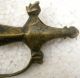 1850s Antique Fine Hand Crafted Brass Sword Handle India photo 4