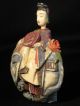 Ox Bone 象牙 Chinese Canton Carved Polychrome Snuff Bottle Empress On An Elephant Snuff Bottles photo 7