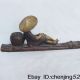 Chinese Bronze Fisherman Rafts Mark Nr Other photo 3