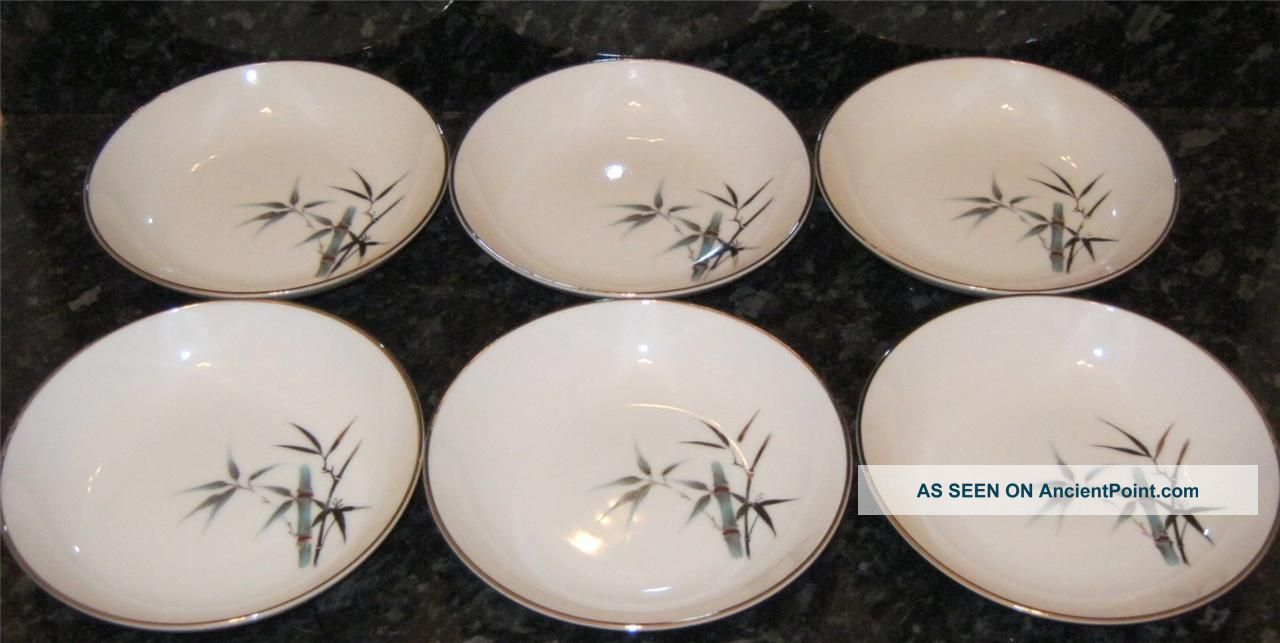 Set Of 6 Japanese Hand Painted 